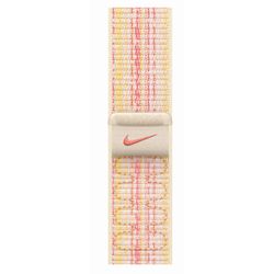 Apple Bracelet de sport tissé de Nike Starlight/rose (4 5mm) 