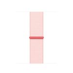 Bracelet sport tissé Rose clair (41 mm) 