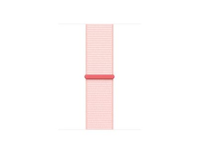 Bracelet sport tissé Rose clair (41 mm)