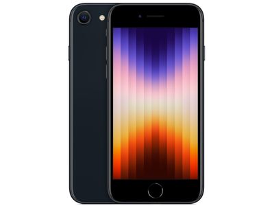 Refurbished iPhone SE (2022) 128GB Black A Grade