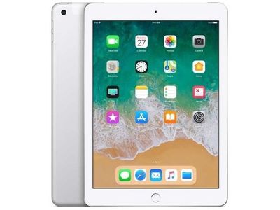 Refurbished iPad (2018) 128GB Wifi + 4G Silver A Grade