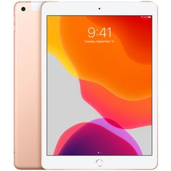 Apple Refurbished iPad (2019) 128GB Wifi + 4G Gold C Grade 