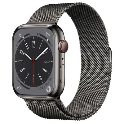 Refurbished Watch Series 8 45mm Steel Space Grey A Grade  Apple