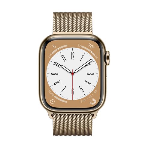 Refurbished Watch Series 8 45mm Steel Gold A Grade  Apple