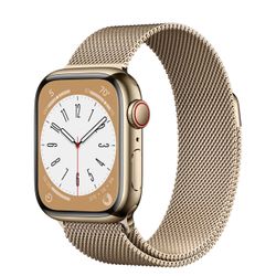 Apple Refurbished Watch Series 8 45mm Steel Gold B Grade 