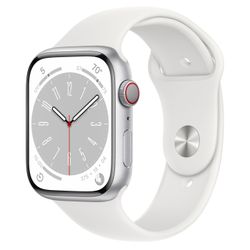 Apple Refurbished Watch Series 8 45mm Alu GPS Silver  A Grade 