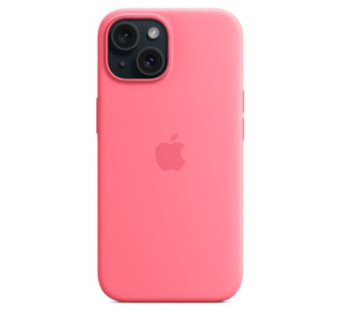 iPhone 15 Silicone Case with MagSafe - Pink  Apple