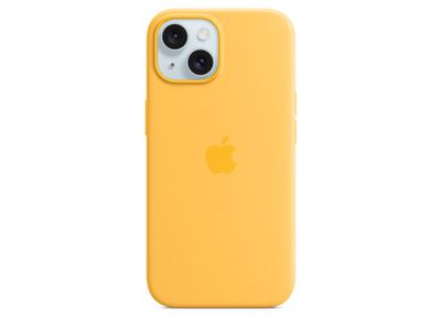 iPhone 15 Silicone Case with MagSafe - Sunshine