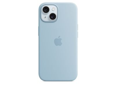 iPhone 15 Silicone Case with MagSafe - Light Blue