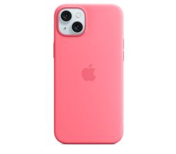 Siliconenhoesje met MagSafe voor iPhone 15 Plus - Roze Apple