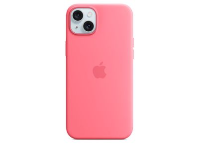 Siliconenhoesje met MagSafe voor iPhone 15 Plus - Roze