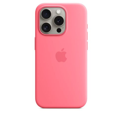 iPhone 15 Pro Silicone Case with MagSafe - Pink  Apple