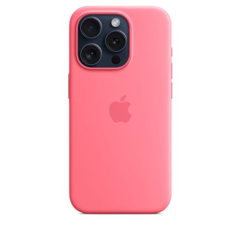 iPhone 15 Pro Silicone Case with MagSafe - Pink  Apple