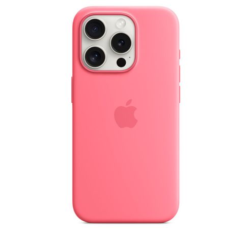 iPhone 15 Pro Silicone Case with MagSafe - Pink  Apple