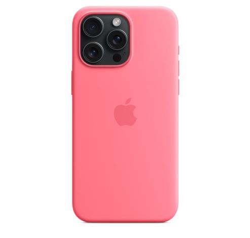 Siliconenhoesje met MagSafe voor iPhone 15 Pro Max - Roze  Apple