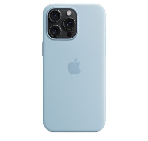 iPhone 15 Pro Max Silicone Case with MagSafe - Light Blue  Apple