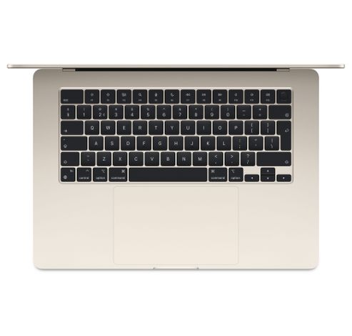 15-inch MacBook Air Apple M3 chip 8-core CPU 10-core GPU 16GB 512GB SSD - Qwerty Starlight  Apple