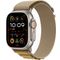 Apple Watch Ultra 2 GPS + Cellular 49mm Natural Titanium Case with Tan Alpine Loop - Small 