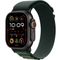 Apple Watch Ultra 2 GPS + Cellular 49mm Black Titanium Case with Dark Green Alpine Loop - Medium 