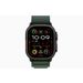 Apple Apple Watch Ultra 2 GPS + Cellular 49mm Black Titanium Case with Dark Green Alpine Loop - Large