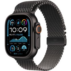 Apple Apple Watch Ultra 2 GPS + Cellular 49mm Black Titanium Case with Black Titanium Milanese Loop - S 