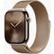 Apple Watch Series 10 GPS + Cellular 46mm Gold Titanium Case with Gold Milanese Loop - S/M 