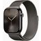 Apple Watch Series 10 GPS + Cellular 42mm Slate Titanium Case with Slate Milanese Loop 