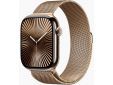 Apple Watch Series 10 GPS + Cellular 42mm Gold Titanium Case with Gold Milanese Loop