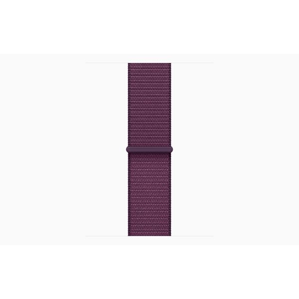 Apple Watch Series 10 GPS + Cellular 42mm Rose Gold Aluminium Case with Plum Sport Loop 