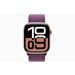 Apple Watch Series 10 GPS + Cellular 42mm Rose Gold Aluminium Case with Plum Sport Loop 