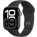 Apple Apple Watch Series 10 GPS + Cellular 42mm Jet Black Aluminium Case with Black Sport Band - S/M