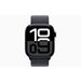 Apple Apple Watch Series 10 GPS + Cellular 42mm Jet Black Aluminium Case with Ink Sport Loop