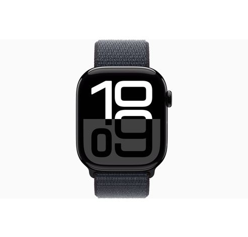 Apple Watch Series 10 GPS 42mm Jet Black Aluminium Case with Ink Sport Loop  Apple