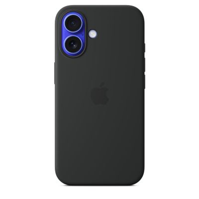 iPhone 16 Silicone Case with MagSafe - Black Apple