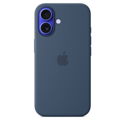 iPhone 16 Silicone Case with MagSafe - Denim Apple