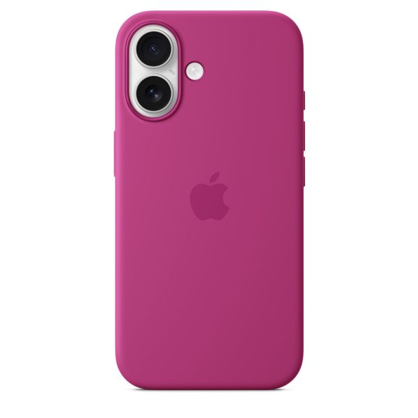 Apple Siliconenhoesje met MagSafe voor iPhone 16 - Fuchsia