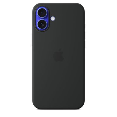 iPhone 16 Plus Silicone Case with MagSafe - Black  Apple