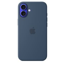 iPhone 16 Plus Silicone Case with MagSafe - Denim Apple