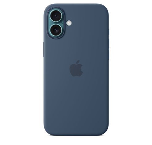 iPhone 16 Plus Silicone Case with MagSafe - Denim  Apple