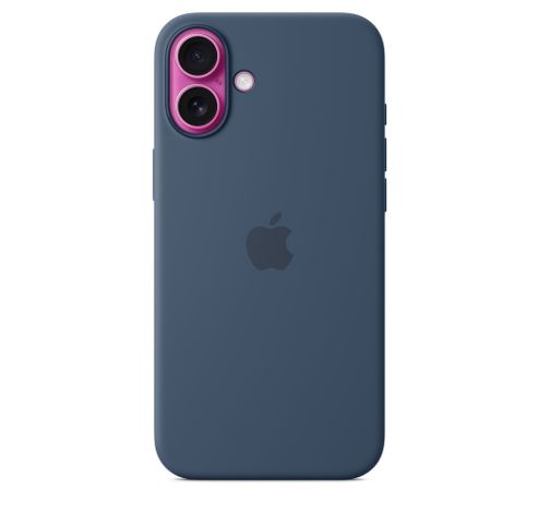 iPhone 16 Plus Silicone Case with MagSafe - Denim  Apple