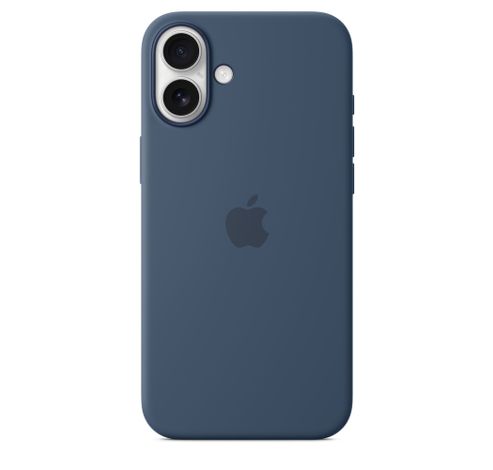 iPhone 16 Plus Silicone Case with MagSafe - Denim  Apple