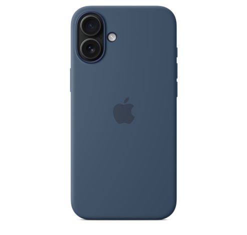 iPhone 16 Plus Silicone Case with MagSafe - Denim  Apple