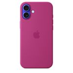 iPhone 16 Plus Silicone Case with MagSafe - Fuchsia 