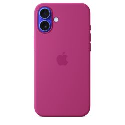 Apple Siliconenhoesje met MagSafe voor iPhone 16 Plus - Fuchsia