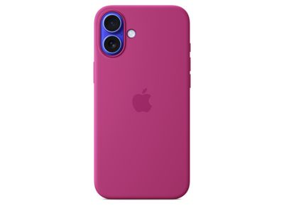 Siliconenhoesje met MagSafe voor iPhone 16 Plus - Fuchsia