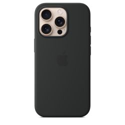 iPhone 16 Pro Silicone Case with MagSafe - Black Apple