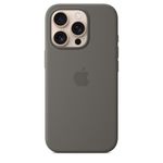 iPhone 16 Pro Silicone Case with MagSafe - Stone Gray 