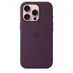 iPhone 16 Pro Silicone Case with MagSafe - Plum 