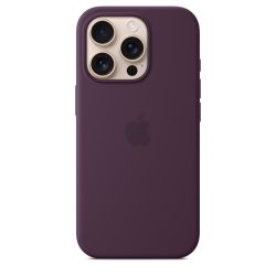 iPhone 16 Pro Silicone Case with MagSafe - Plum Apple