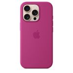 Siliconenhoesje met MagSafe voor iPhone 16 Pro - Fuchsia 